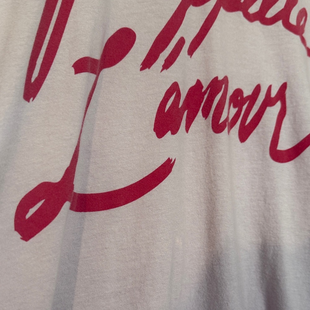 J’mappelle L’amour French Graphic Tee by Spark in The Dark Urban Outfitters - Picture 5 of 12